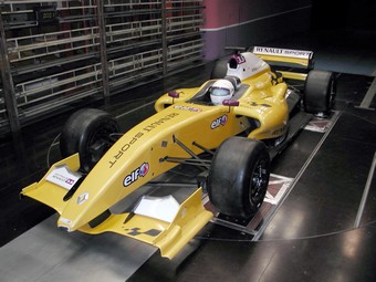 Formule 1(Renault) dans la soufflerie S10